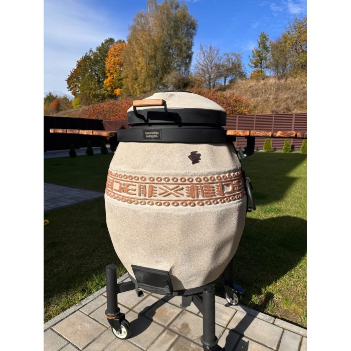 Тандыр Сармат утепленный с откидной крышкой и термометром